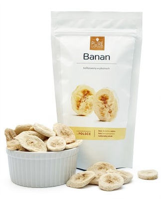 Banan liofilizowany w plastrach 30 g PureLioFood