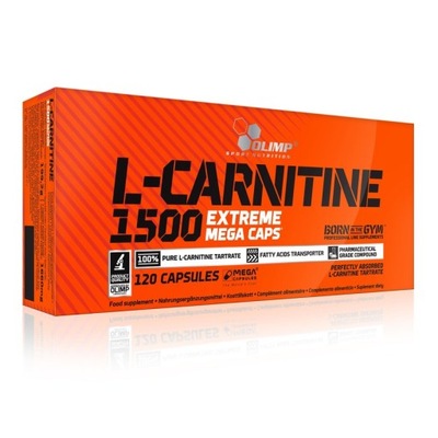 Olimp L-Carnitine 1500 Extreme Mega Caps 120kaps