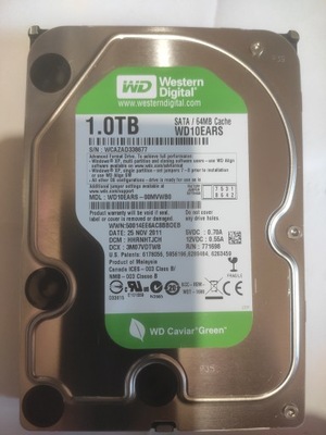 HDD WD 3,5" WD10EARS 1TB