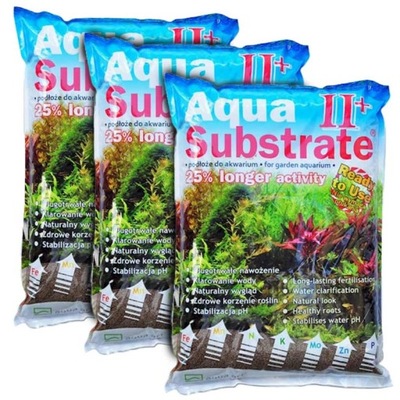 Aqua Art Substrate ll+ Podłoże brązowe 3x5,4 kg