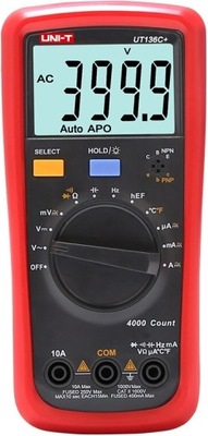Miernik multimetr PRĄDU NAPIĘCIA AC/DC UT136C+