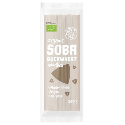 Makaron gryczany soba BEZGL. BIO 250 g (DIET FOOD)