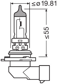 OSRAM 9006CBN-HCB ЛАМПОЧКА, ФАРА