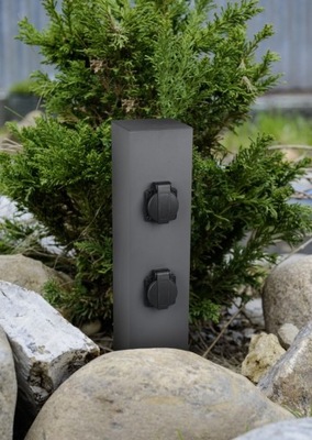 Słupek z gniazdkami koszenie trawy GARDEN SOCKET