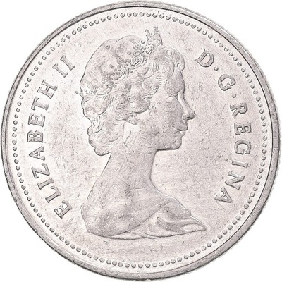 Moneta, Canada, 25 Cents, 1980