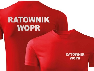 Szybkoschnąca koszulka techniczna RATOWNIK WOPR |M