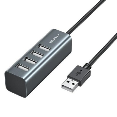 AWEI HUB CL-122 4xUSB-A/USB-A czarny/black