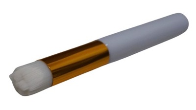 PĘDZEL SZCZOTECZKA DO CZYSZCZENIA RZĘS BIAŁY PĘDZELEK PŁASKI 10CM