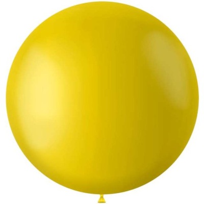balon OLBRZYM matowy ŻÓŁTY gigant KULA