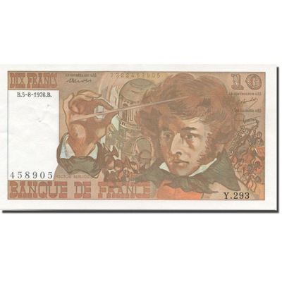 Francja, 10 Francs, Berlioz, 1976, 1976-08-05, UNC