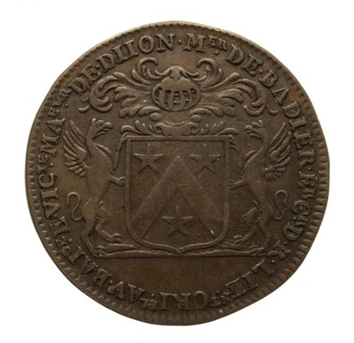 Francja, żeton Miasta Dijon, 1686