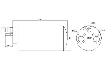 Nissens осушувач кондиціонера renault espace iv la фото №1
