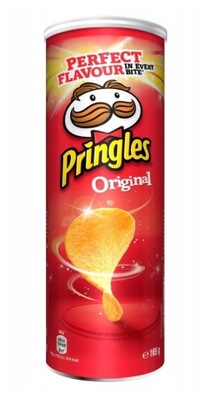 PRINGLES ORIGINAL chipsy w tubie 165g