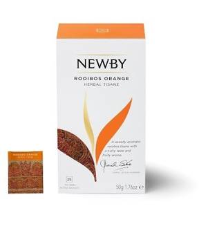 Herbata rooibos orange saszetki 25 szt. NEWBY