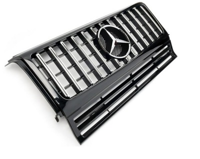 REJILLA DE RADIADOR MERCEDES W463 G 1990-2010 BLACK CROMO AMG  