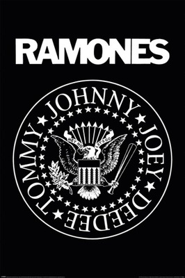 Oryginalny plakat zespołu Ramones Logo 61x91,5 cm