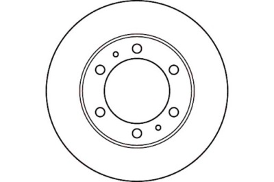 Trw тормозные диски тормозные 2szt toyota перед hi-lux 06- фото №1