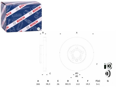 DISCOS DE FRENADO 2SZT. PARTE DELANTERA FORD GALAXY I GALAXY MK I SEAT ALHAMBRA  