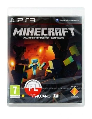 MINECRAFT GRA NA PS3 POLSKA WERSJA / NOWA W FOLII GRA PREZENT