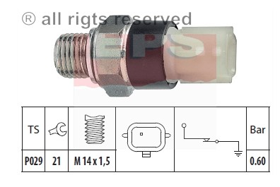 SENSOR DE PRESIÓN ACEITES OPEL MONAVO 2.2-2.5 98-  