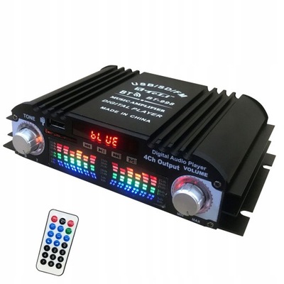 4-KANALOWY AMPLIFIER AUTO BLUETOOTH BT-998  