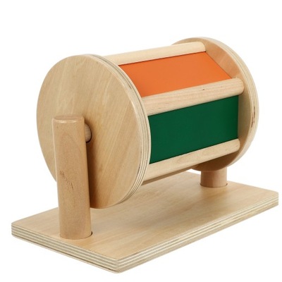 Drewniane zabawki dla dzieci Narzędzia drewniane Tekstylna zabawka na bębnie