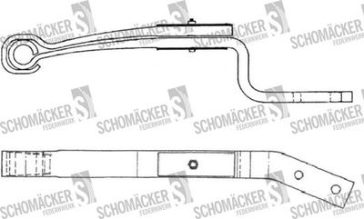 РЕСОРА KÄSSBOHRER SCHOMÄCKER 69952000, O.E. 8231283100B