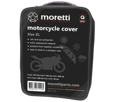 Pokrowiec na motocykl Moretti XL skuter motorower