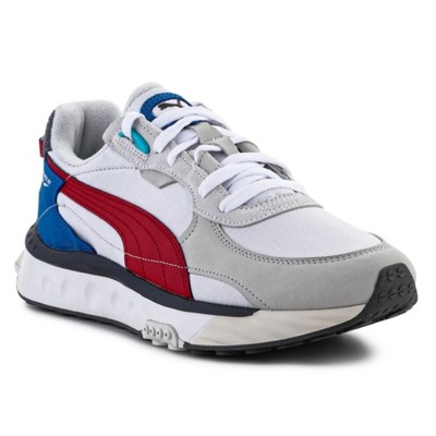 Szare Tkanina Buty Męskie Sportowe Puma r.42