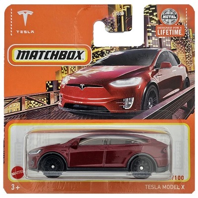 Matchbox - Tesla Model X bordowa