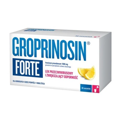 Groprinosin Forte, 1000 mg, granulat do sporządzania roztworu doustnego,1,8