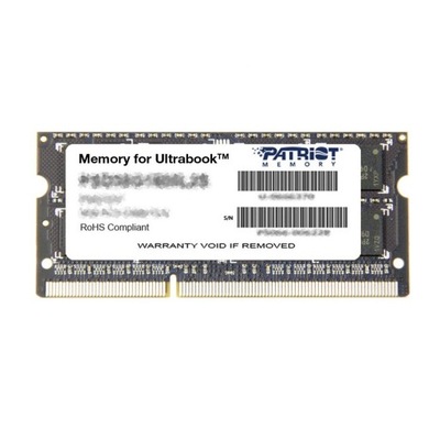 Pamięć RAM Patriot Memory Signature PSD34G1600L2S (DDR3 SO-DIMM; 1 x 4 GB;