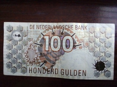 Banknot 100 gulden Holandia