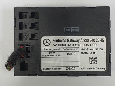 Модуль шлюз mercedes w220 a2205402545 фото №1