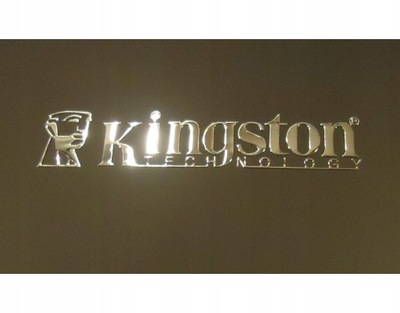 Naklejka Kingston Logo Metal Edition 45x10 mm 417