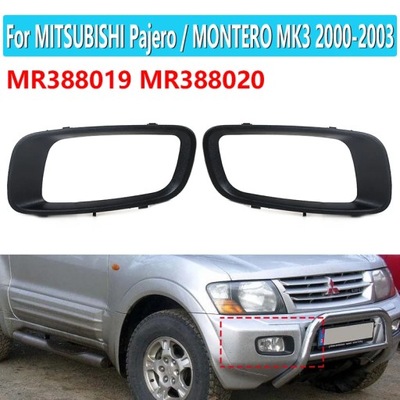 CAR PRIEKIS FOG LEMPŲ COVER FRAME FOR MITSUBISHI PAJERO MONTERO 2000 20~55628 