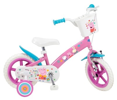 Rower dziecięcy Świnka Peppa 12" różowy rowerek dla dzieci