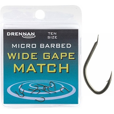 Haczyki Drennan Wide Gape Match rozmiar 16 10szt.