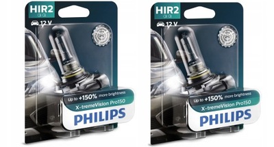 LUZ PHILIPS HIR2 12V X-TREME VISION PRO150 +150% XTREME  