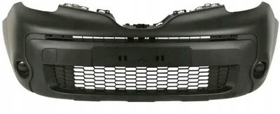 Бампер передній renault kangoo '13-'22 чорний фото №1