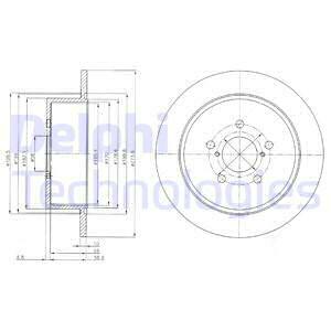 DISCO DE FRENADO BG4129  