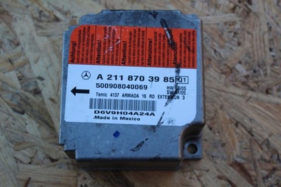 Модуль датчик подушек подушка безопасности mercedes w211 e-klasa фото №1