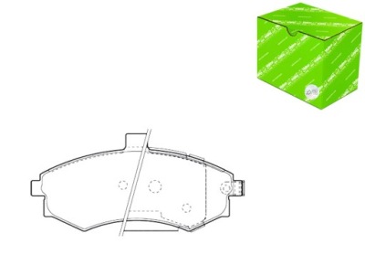 Тормозные колодки тормозные hyundai elantra 01- valeo фото №1