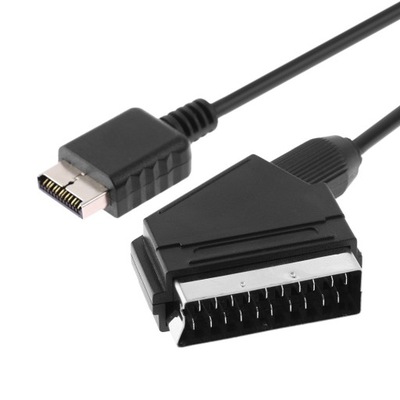 RGB SCART drutu kabel 1.8m/6ft telewizor z dostęp