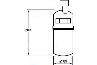 Осушитель кондиционера behr hella 8200247360 800336 фото №1