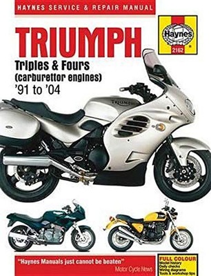 TRIUMPH TRIPLES AND FOURS (CARBURETTOR ENGINES) 1991-2004 - Anon [KSIĄŻKA] фото