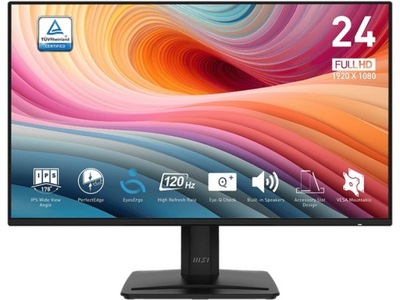 Monitor MSI Pro MP242A E2 23.8" 1920x1080px IPS 120Hz 1 ms [MPRT]