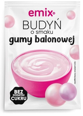 Budyń Bez Cukru o smaku gumy Guma Balonowa Emix