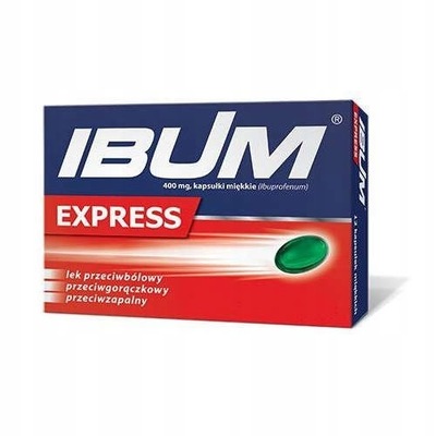 IBUM Express ibuprofen 400 mg 12 kapsułek