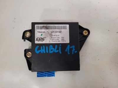 Модуль блок керування ecu maserati ghibli 2017 670009867 фото №1